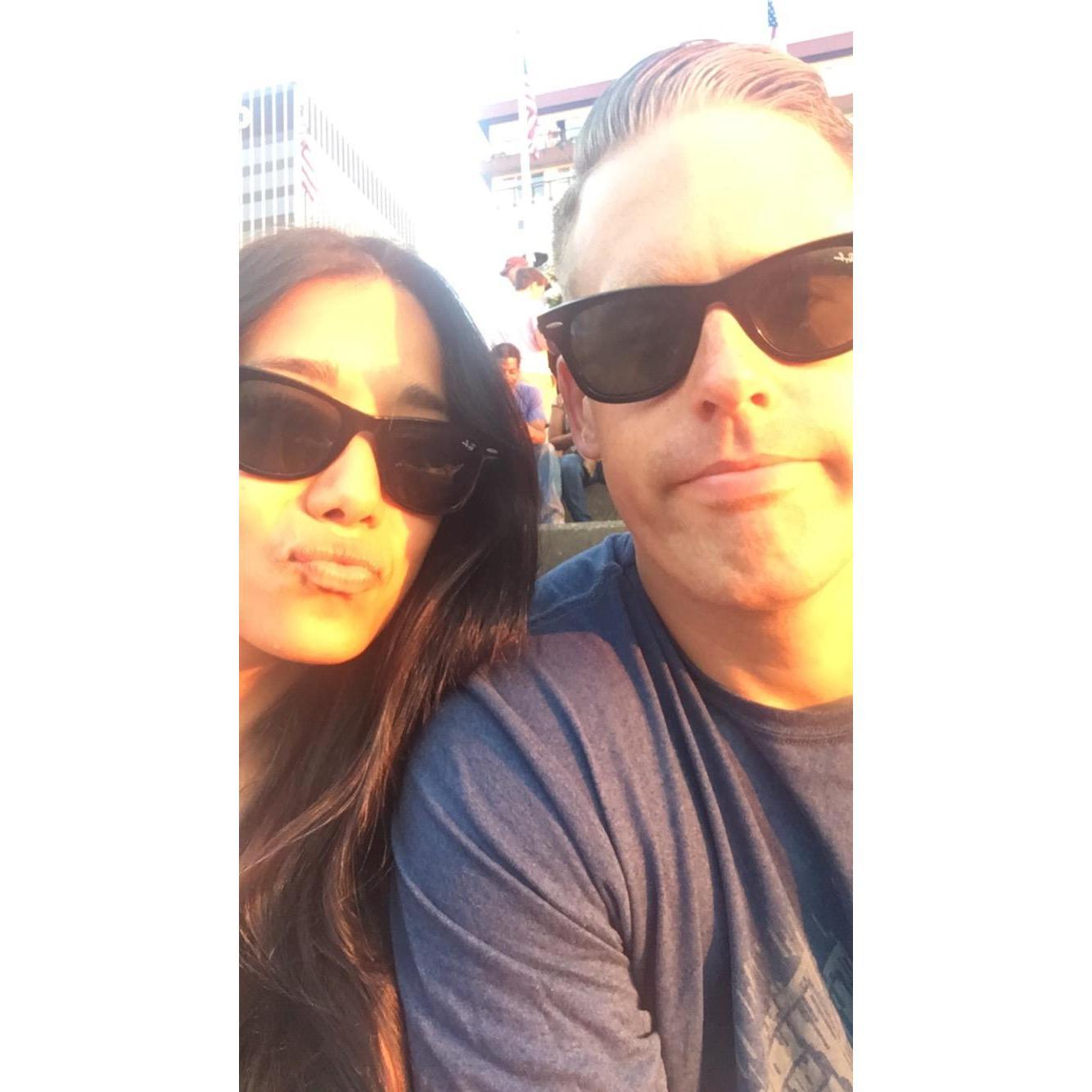 Listening to music on the river in the summer in WV!