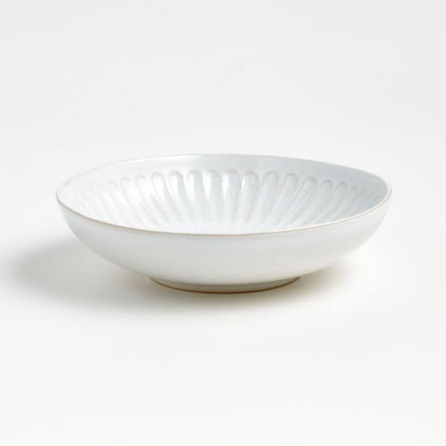 Dover White Low Bowl | Crate & Barrel