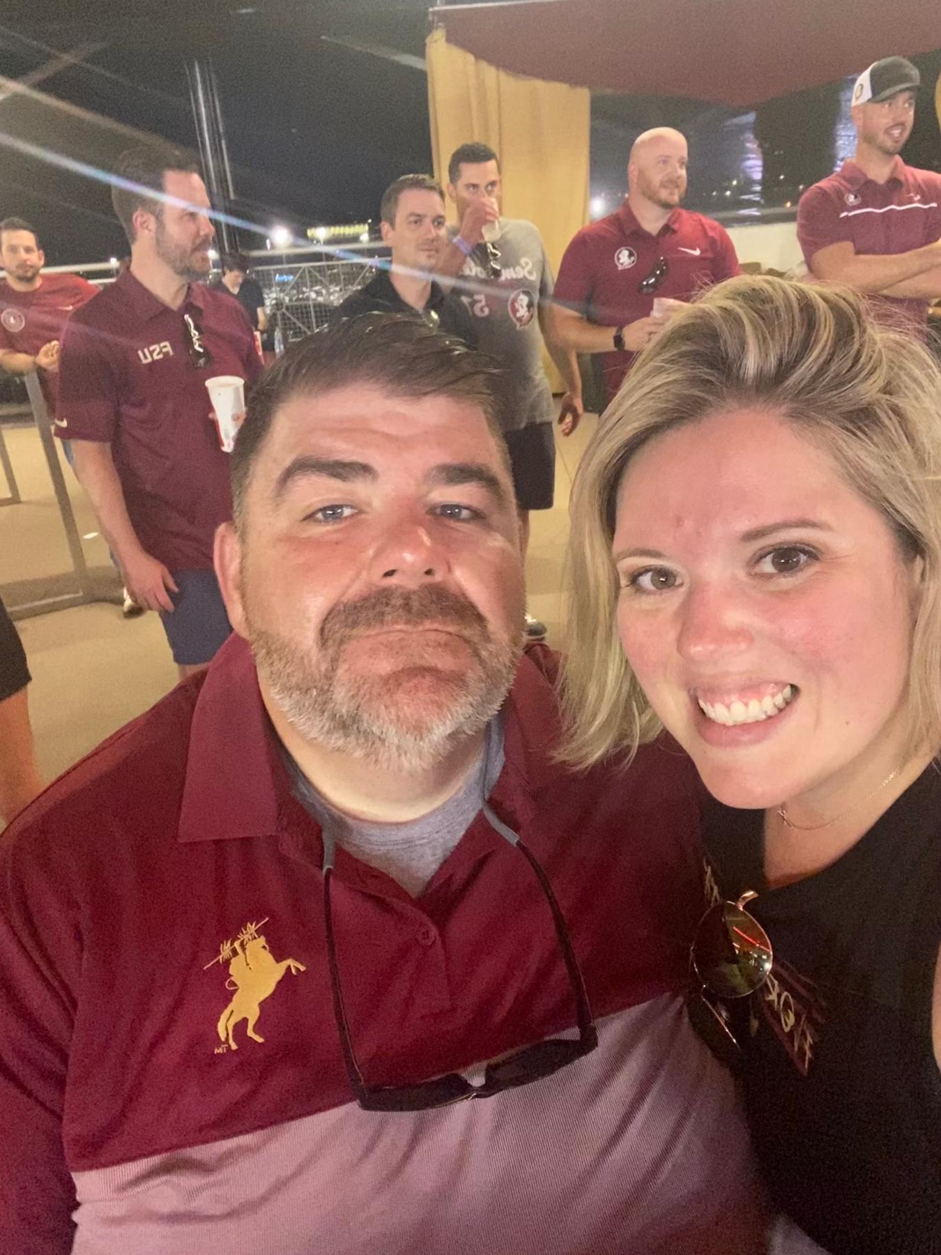 Kim's first FSU game!