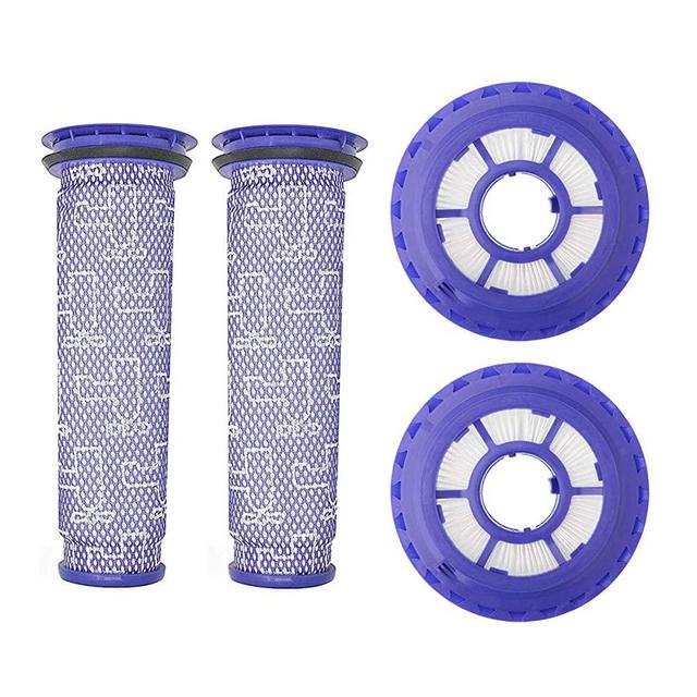 Lemige 2 Pack Post Filters & 2 Pack Pre Filters Replacement for Dyson DC65 DC66 DC41 UP13 UP20 Animal, Multi Floor and Ball Vacuums, Compare to Part #920769-01&920640-01