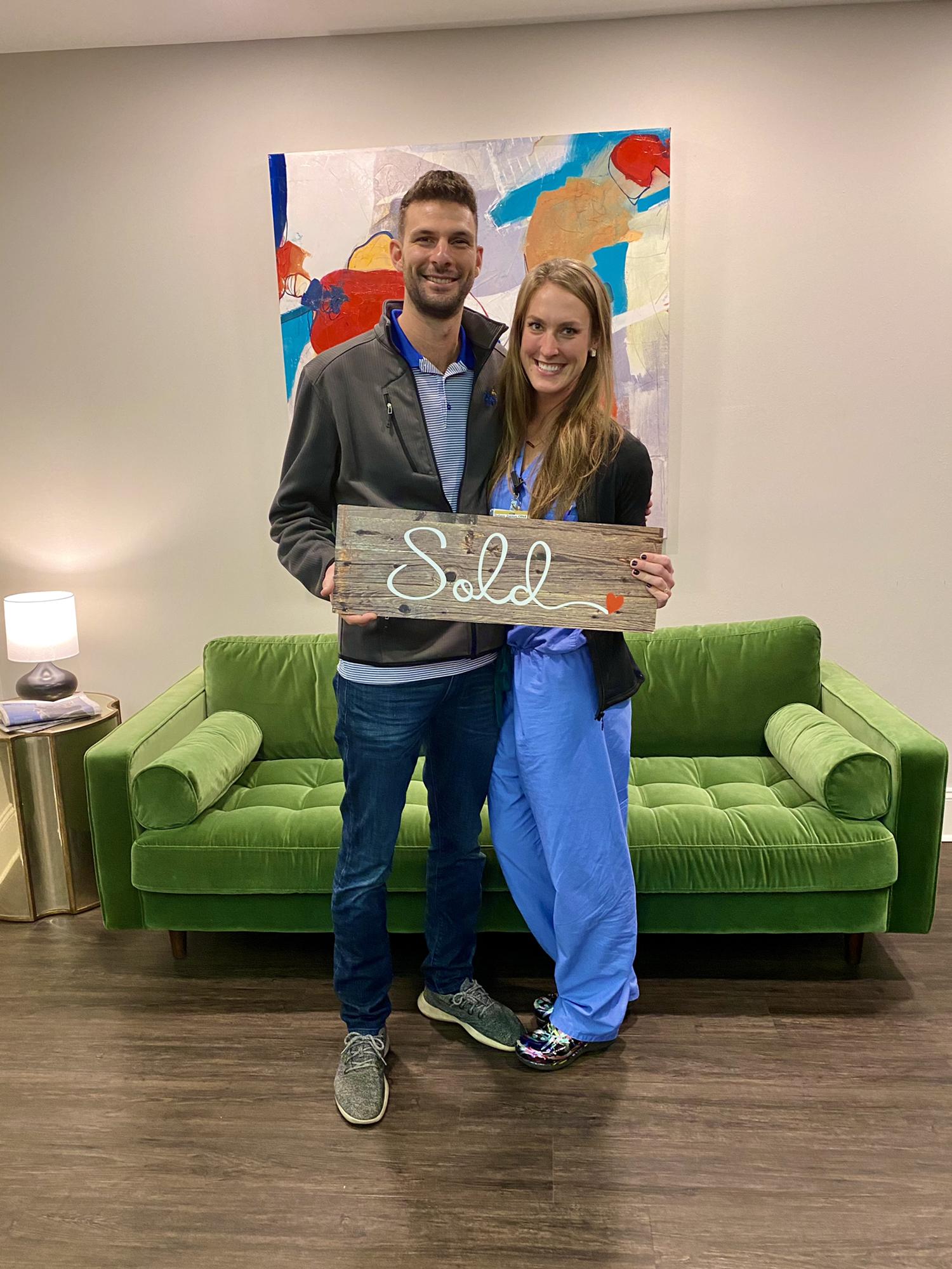 January 25, 2021: We closed on our first house together!!