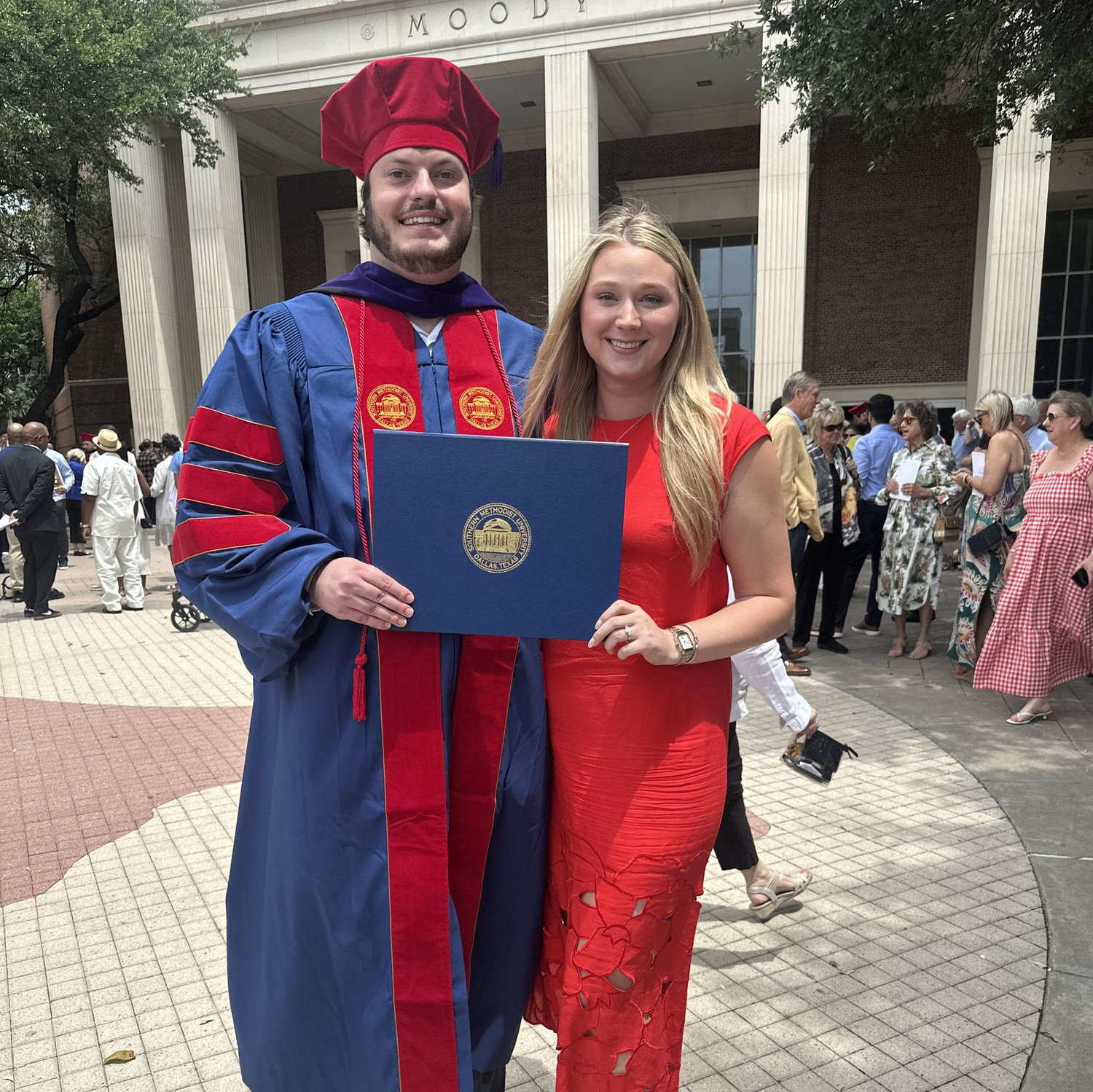 May 2026, Andrew graduated from law school at SMU. I couldn't be prouder of him and this incredible accomplishment. He'll begin his career as a litigator in Downtown Fort Worth!