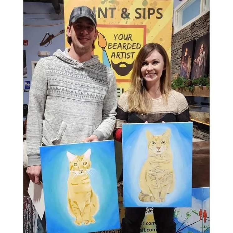 Pet Portrait Painting, January 2023