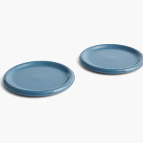 Medium Barro Plate Dark Blue- Set of 2