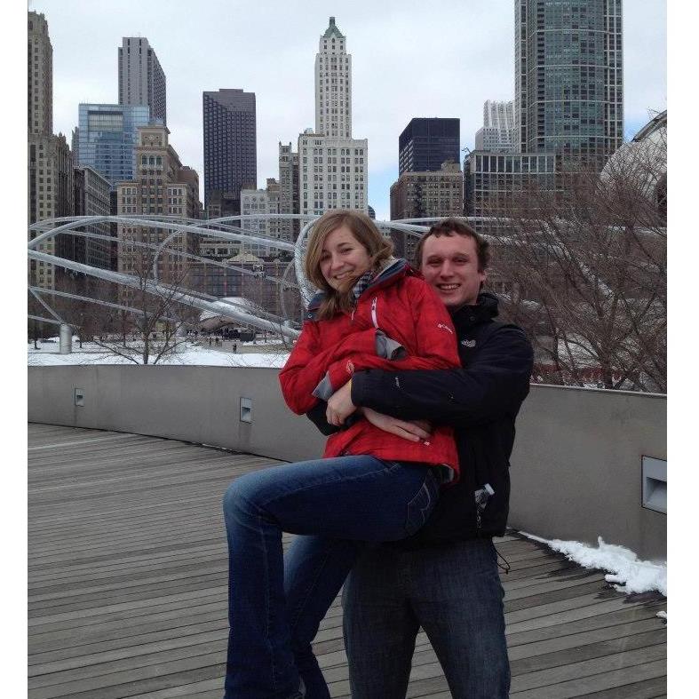 7 years ago we met in Chicago with our friends Abby and Jenna right before we started dating