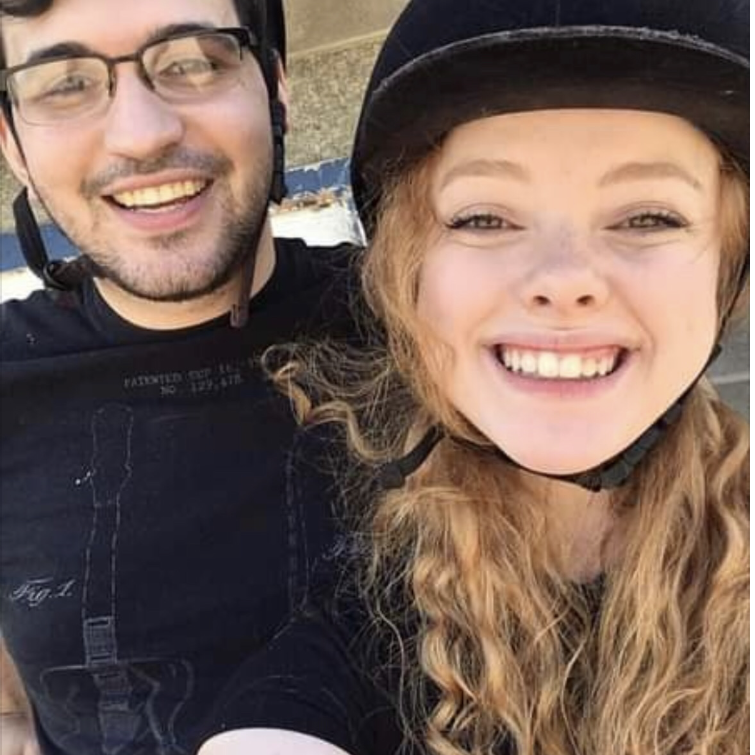 Horseback riding for Elizabeth's 22nd birthday!