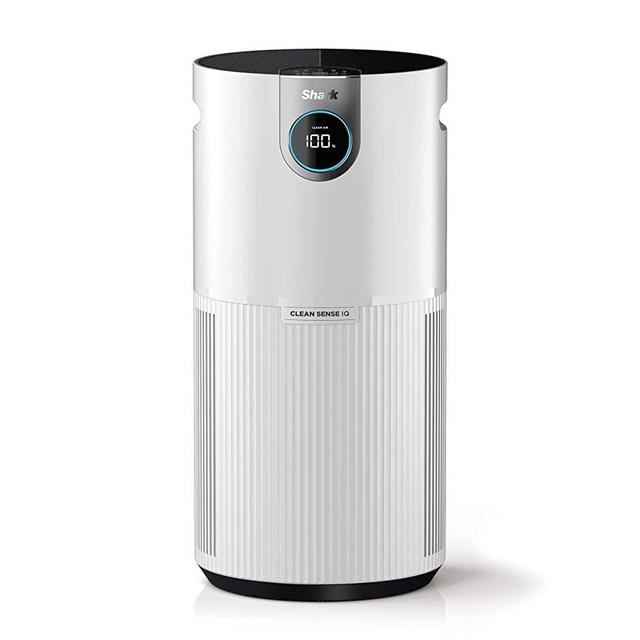 Shark HP201 Air Purifier MAX with True HEPA, Microban Antimicrobial Protection, Cleans up to 1000 Sq. Ft and 99.98% of particles, dust, allergens, viruses, smoke, 0.1–0.2 microns, Odor Lock, White