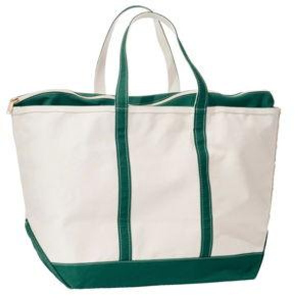 Dark Green Boat and Tote®, Zip-Top