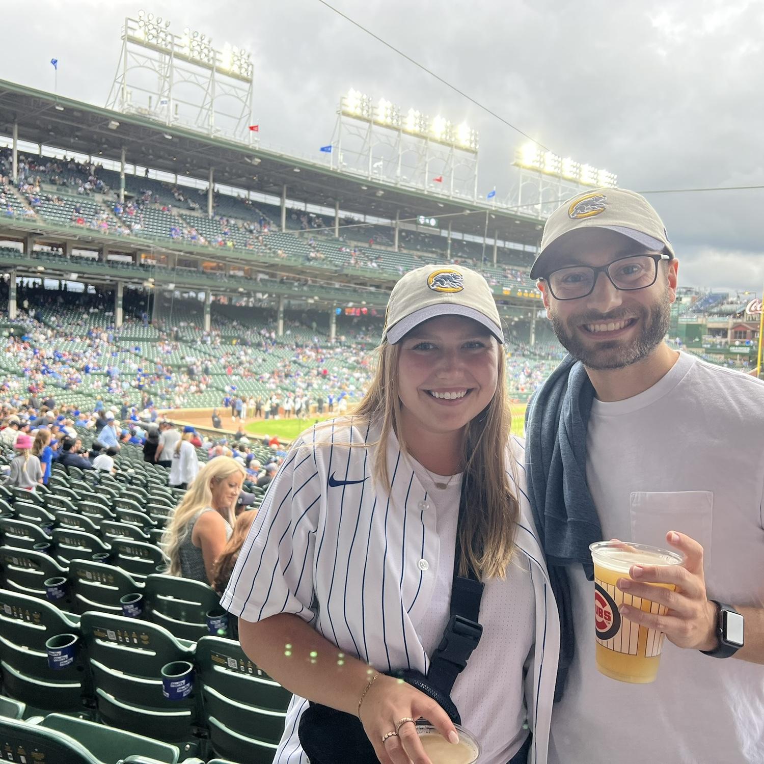 Our first apartment together, only a 10 minute walk from Wrigley! - August 2022