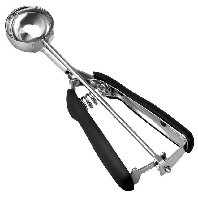 JOPPLIM Cookie Scoop, Ice Cream Scoop, 2 Tbsp/ 30ml/ 1oz, 18/8 Stainless Steel Cookie Scoops for Baking, Ice Cream Scooper with Trigger Release, Cookie Dough Scoop with Comfortable Grip