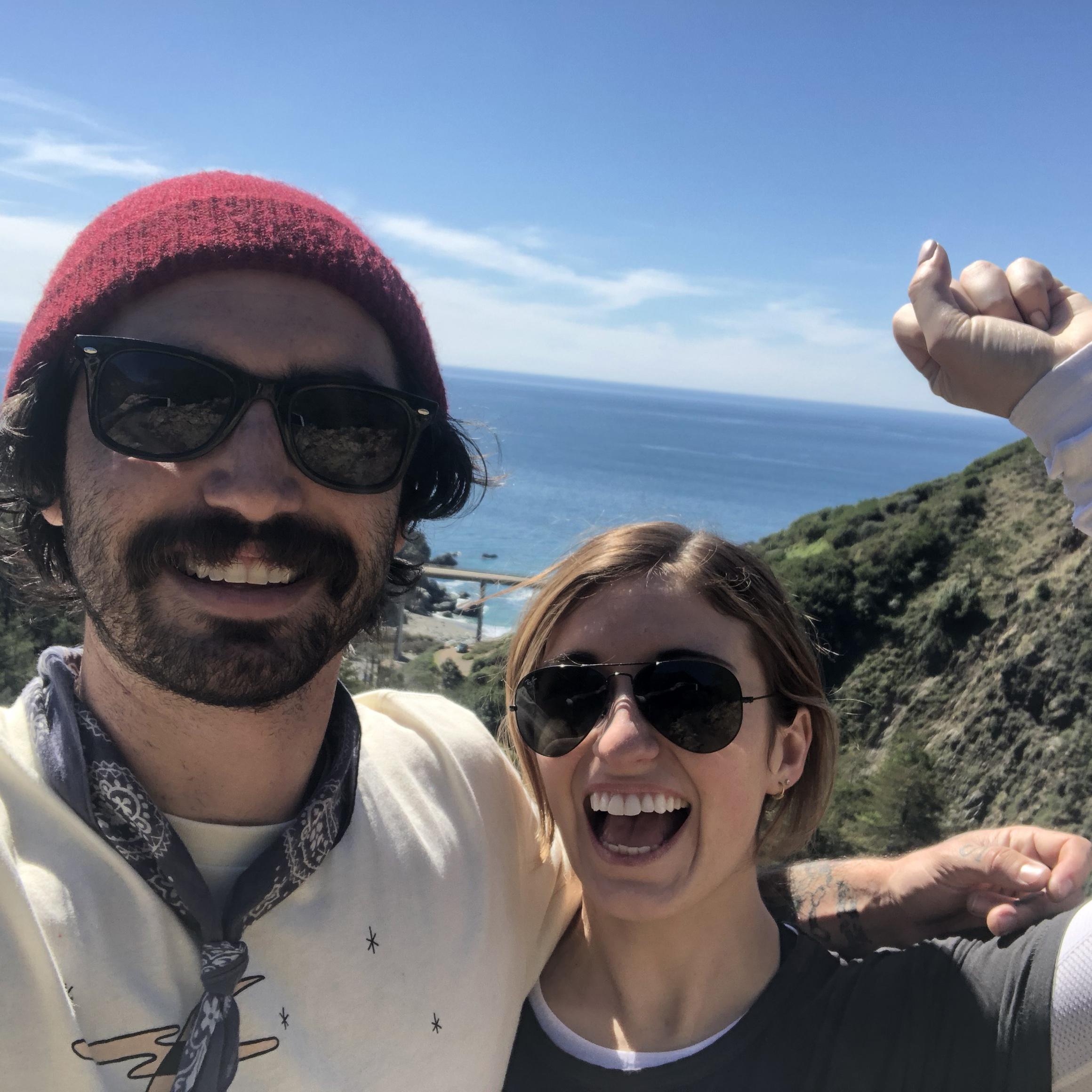our first camping trip in Big Sur.