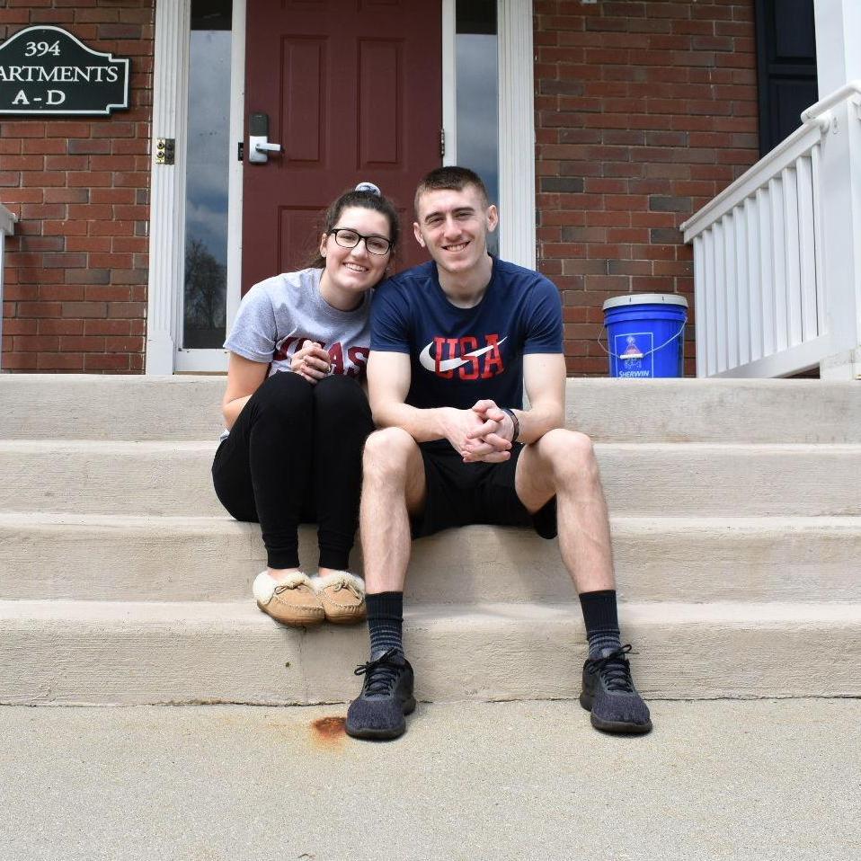 First apartment. Amherst, MA