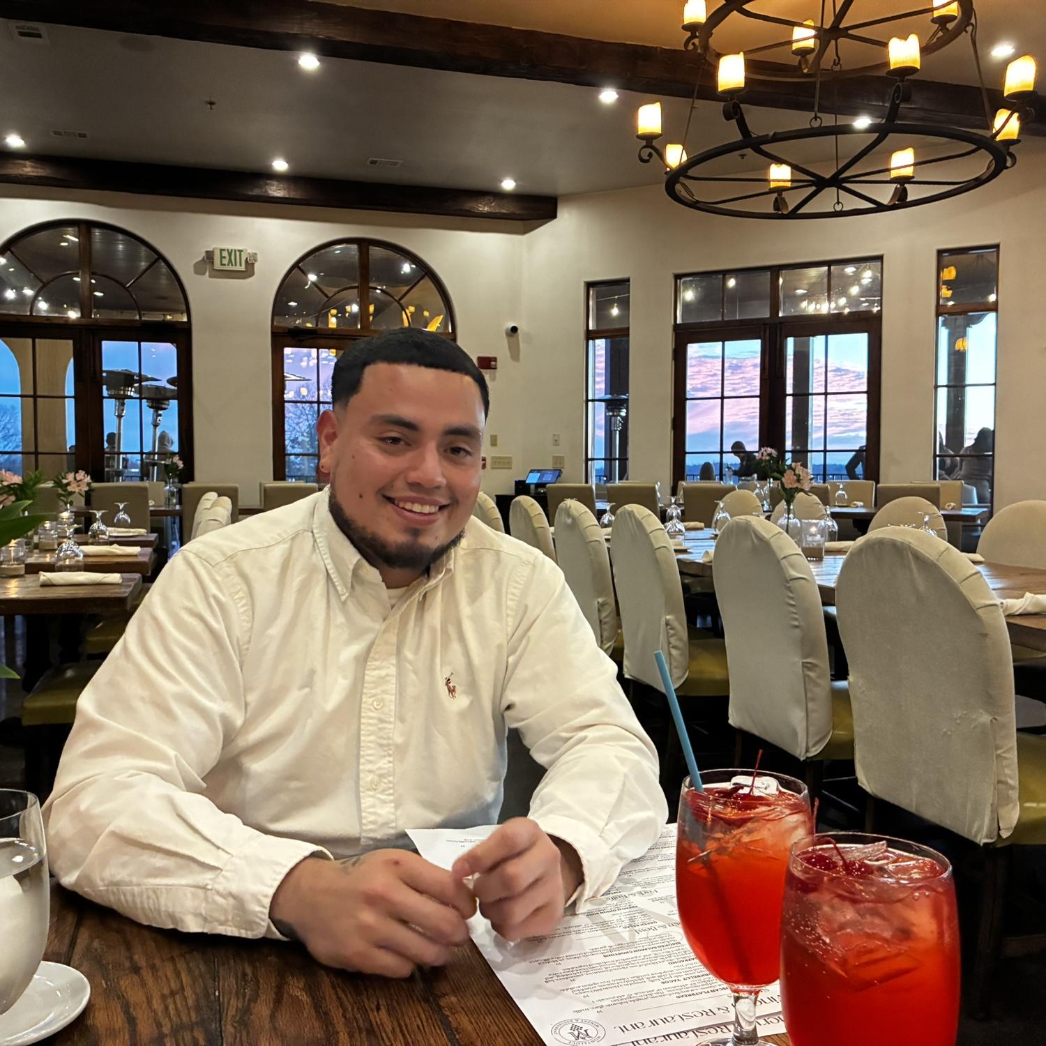 The most romantic dinner with the love of my life ❤️