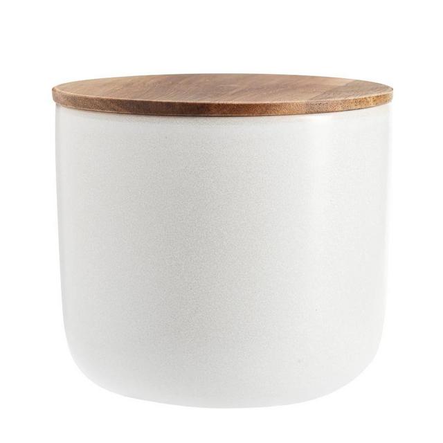 Mason Canister, Small - Ivory