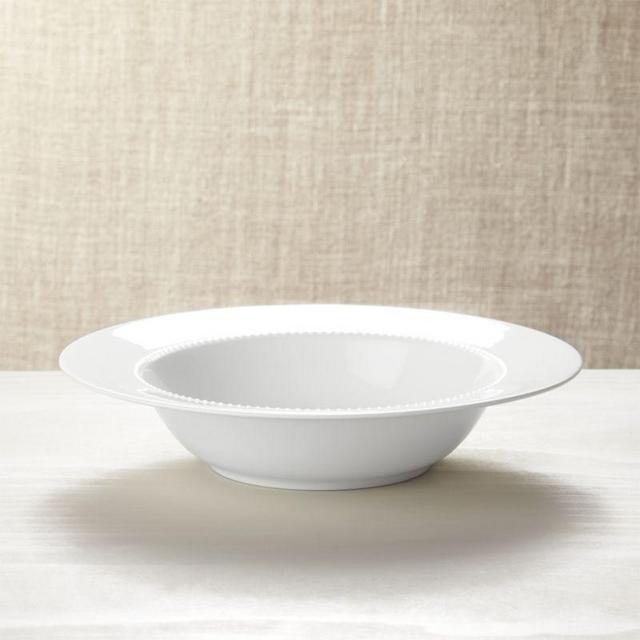 White Pearl Serving Bowl