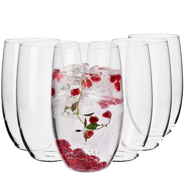 Ladies of the Lanai Stemless Wine Glass, 11.75oz Stemless Wine