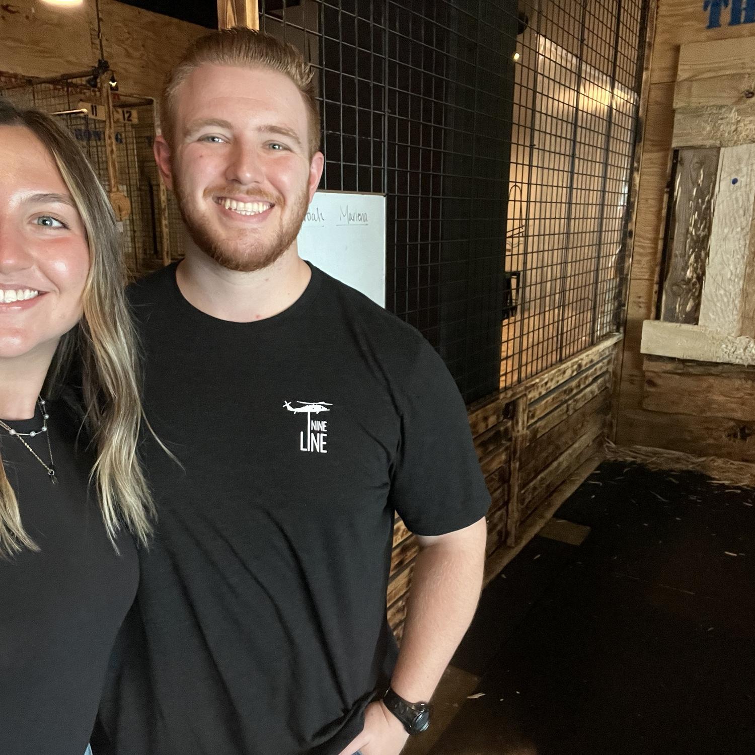Axe throwing!