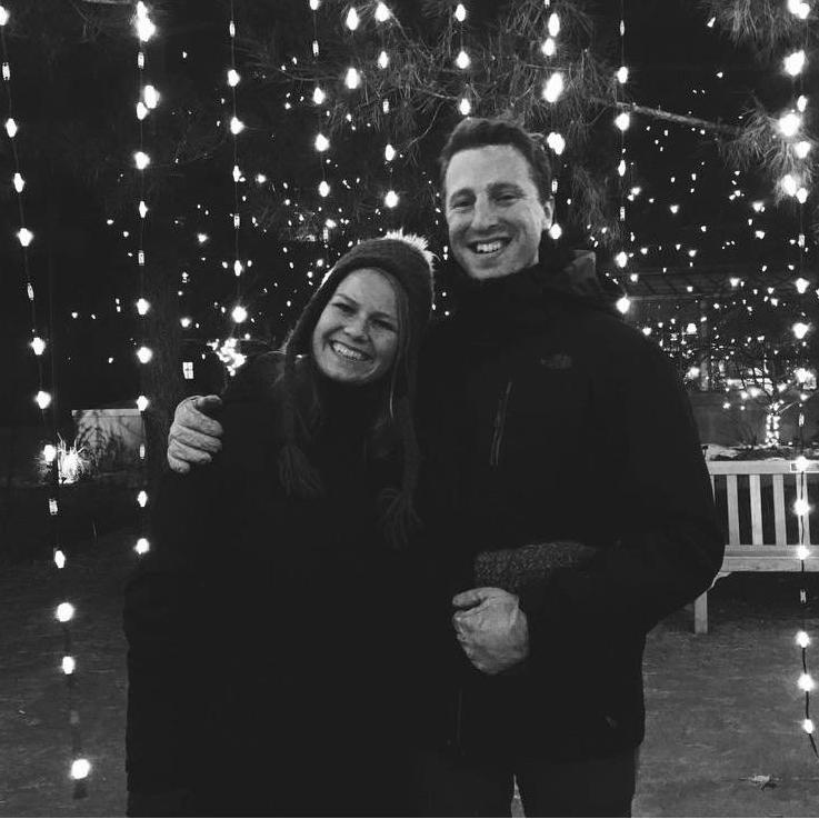 Holiday lights in Denver.