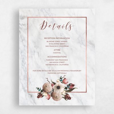Red Summer Wedding Enclosure - Camellia