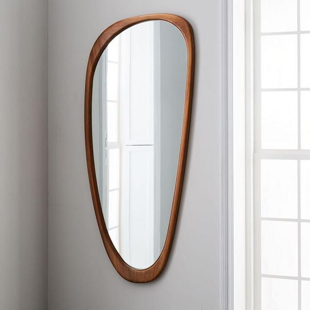 Mid-Century Asymmetrical Floor Mirror
