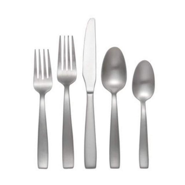Oneida Everdine 20 Piece Everyday Flatware Set 18/0 Stainless Steel, Service for 4, Silver