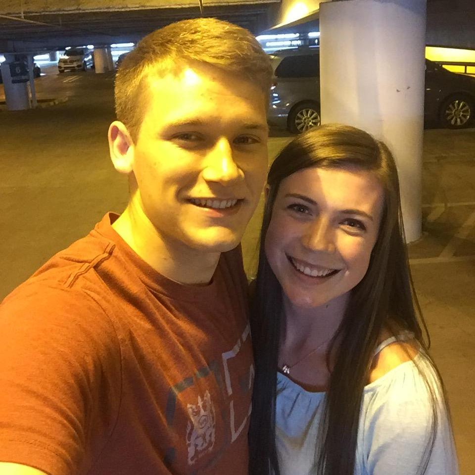 Our very first picture together... He just picked me up from the airport for the first time!