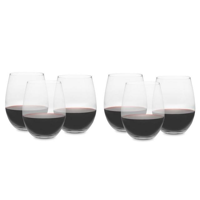 Riedel "O" Stemless Cabernet Glasses, Pay 6-Get 8