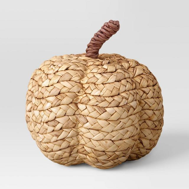 Medium Woven Pumpkin Light - Threshold™