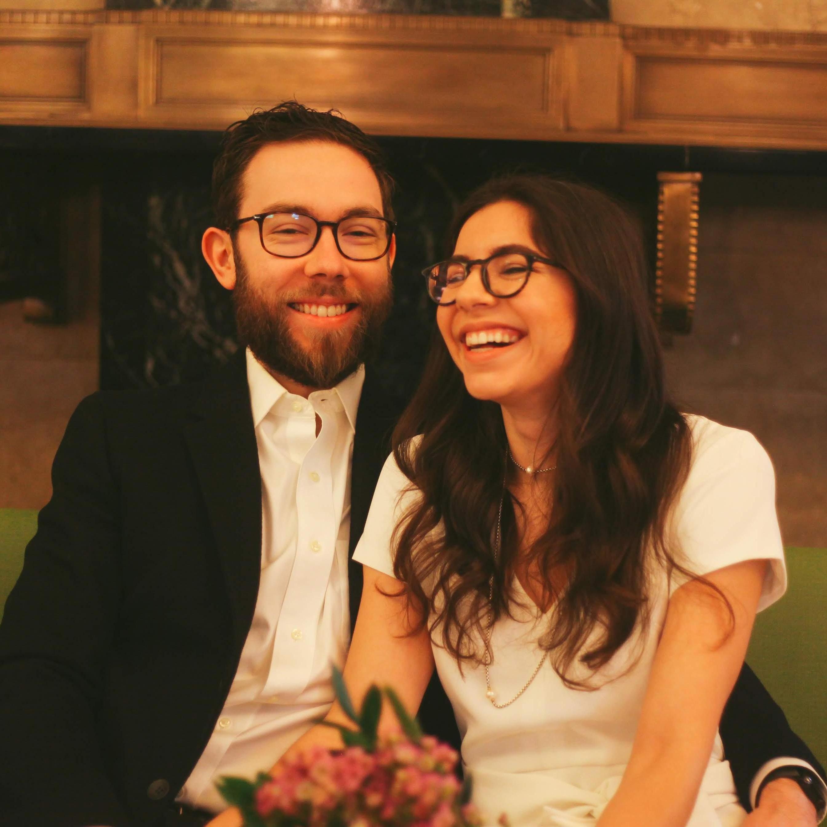 Waiting for our number to be called at the courthouse