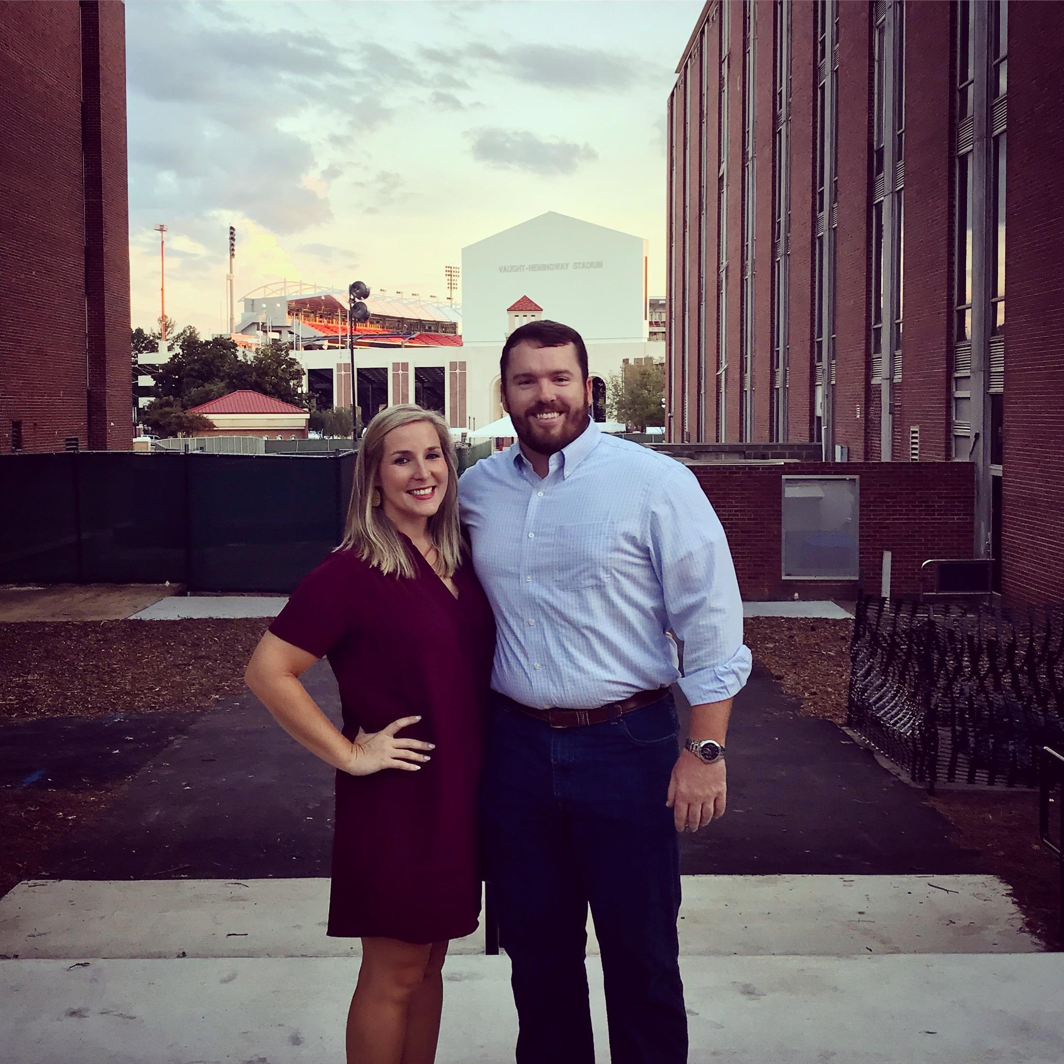 Alabama vs Ole Miss- 1st football game together