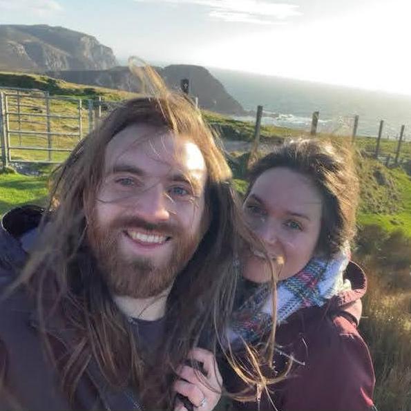 Immediately after Brian proposed on Mull of Oa