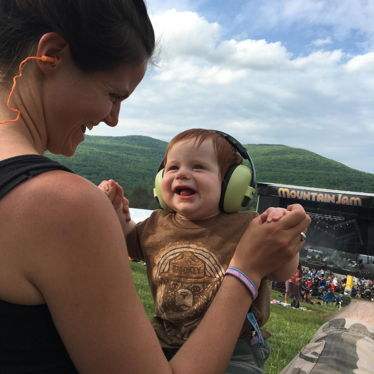 Zeke's first music festival!!