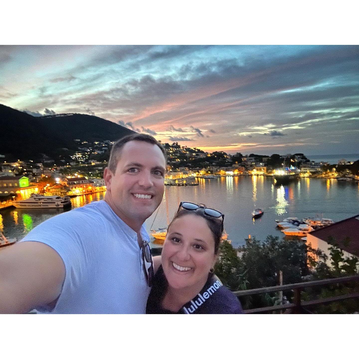 Sunsets in Ischia, Italy