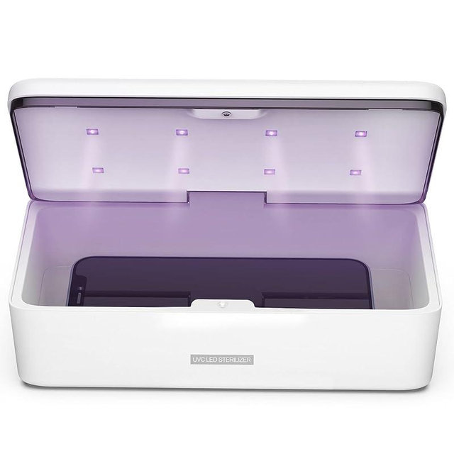 UV Light Sanitizer Box, UVC Phone Sanitizer Box for Smartphone,Jewellery and Household Items