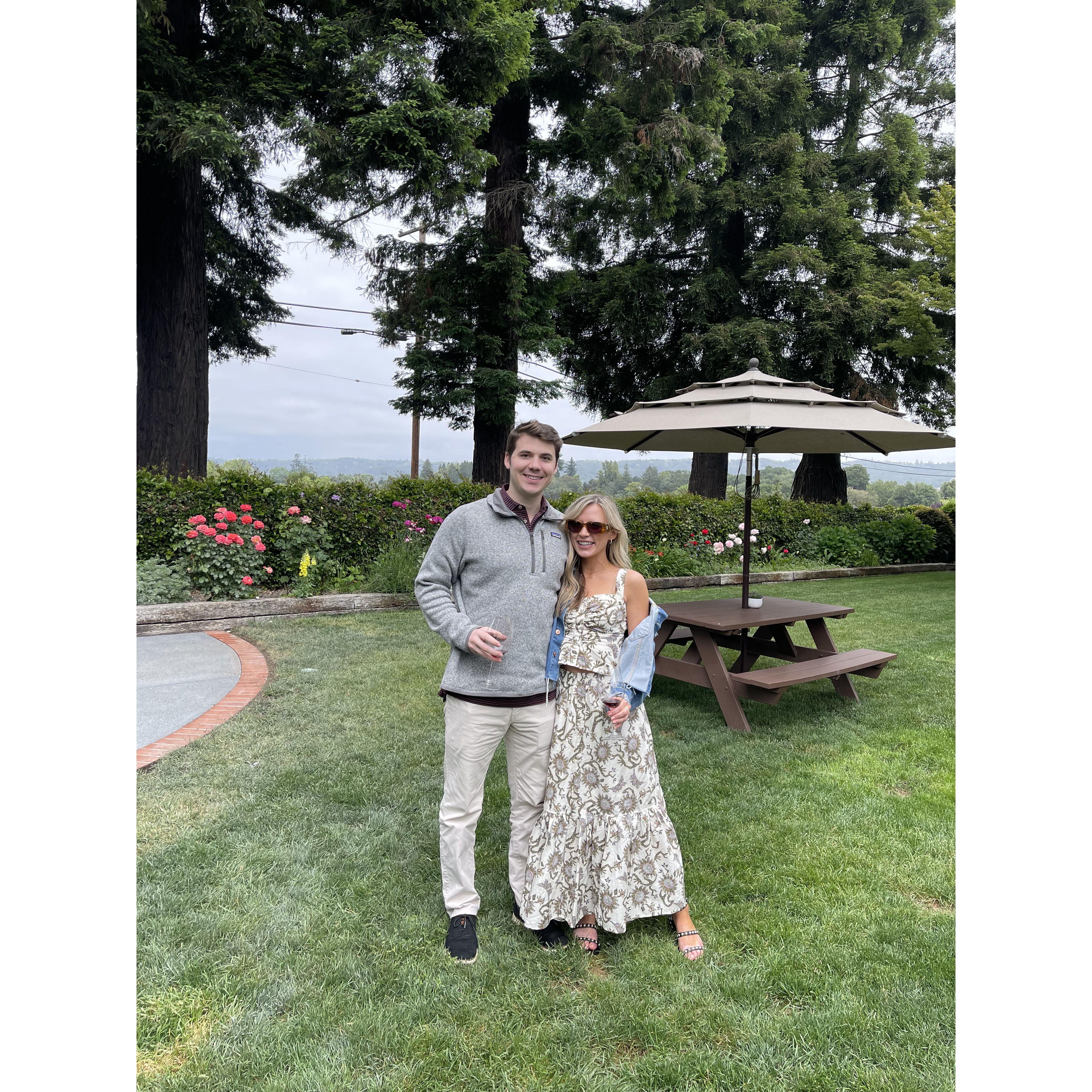 May 2023: Sonoma trip whilst visiting the Kasoff's new home in the bay area