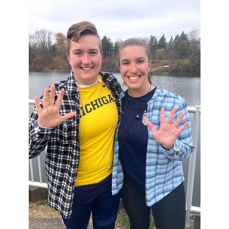 After a 5 mile run in Gallup Park, Ann Arbor 2020