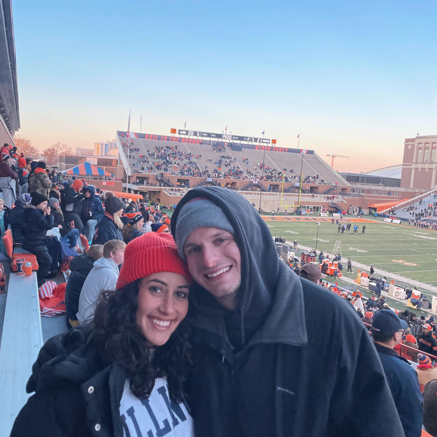2023 at an Illini football game
