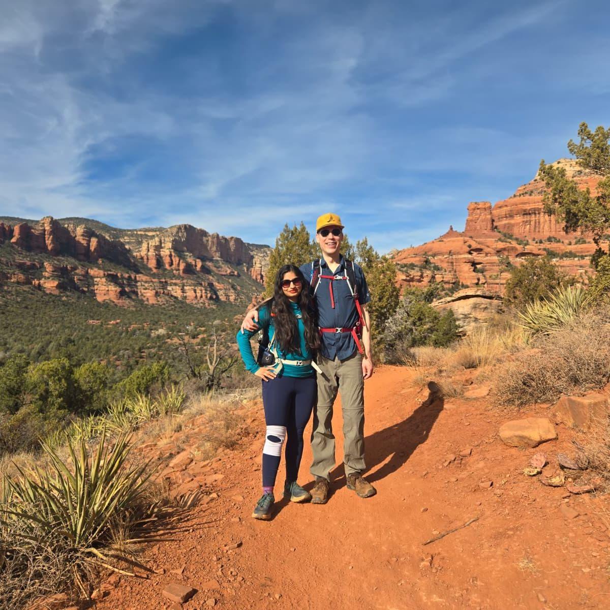 Our first trip together via flight! We fell in love with Sedona!