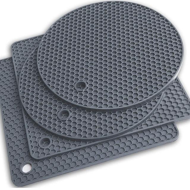 Silicone Pot Holders (Gray)