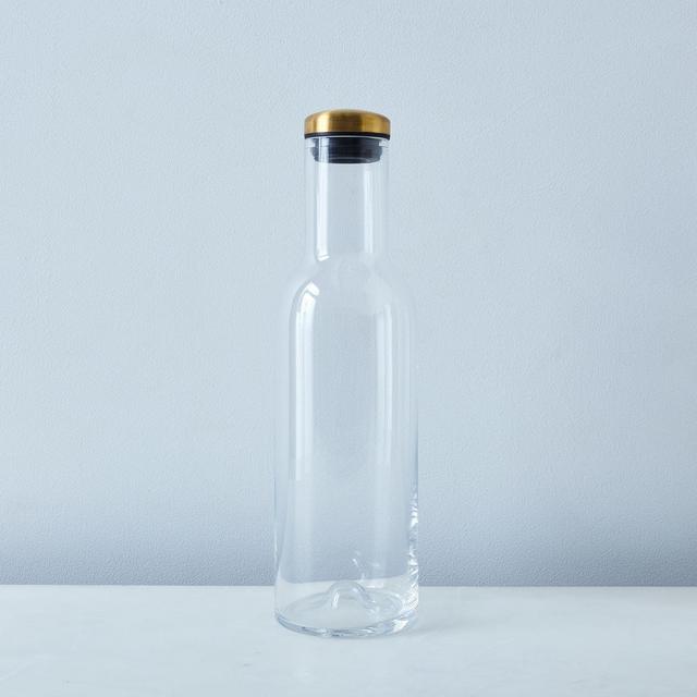 Glass & Brass Carafe