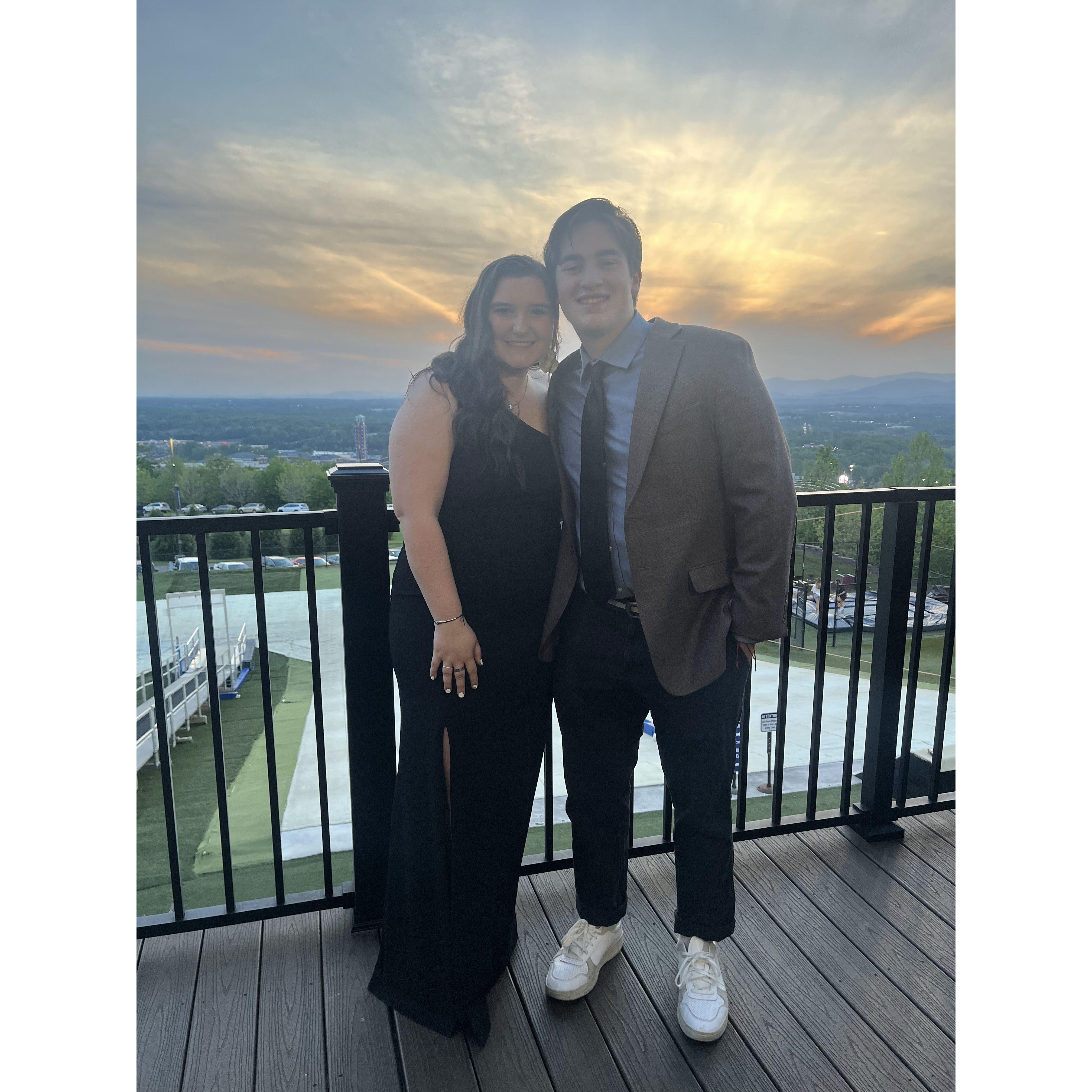 Our first formal together at Liberty!