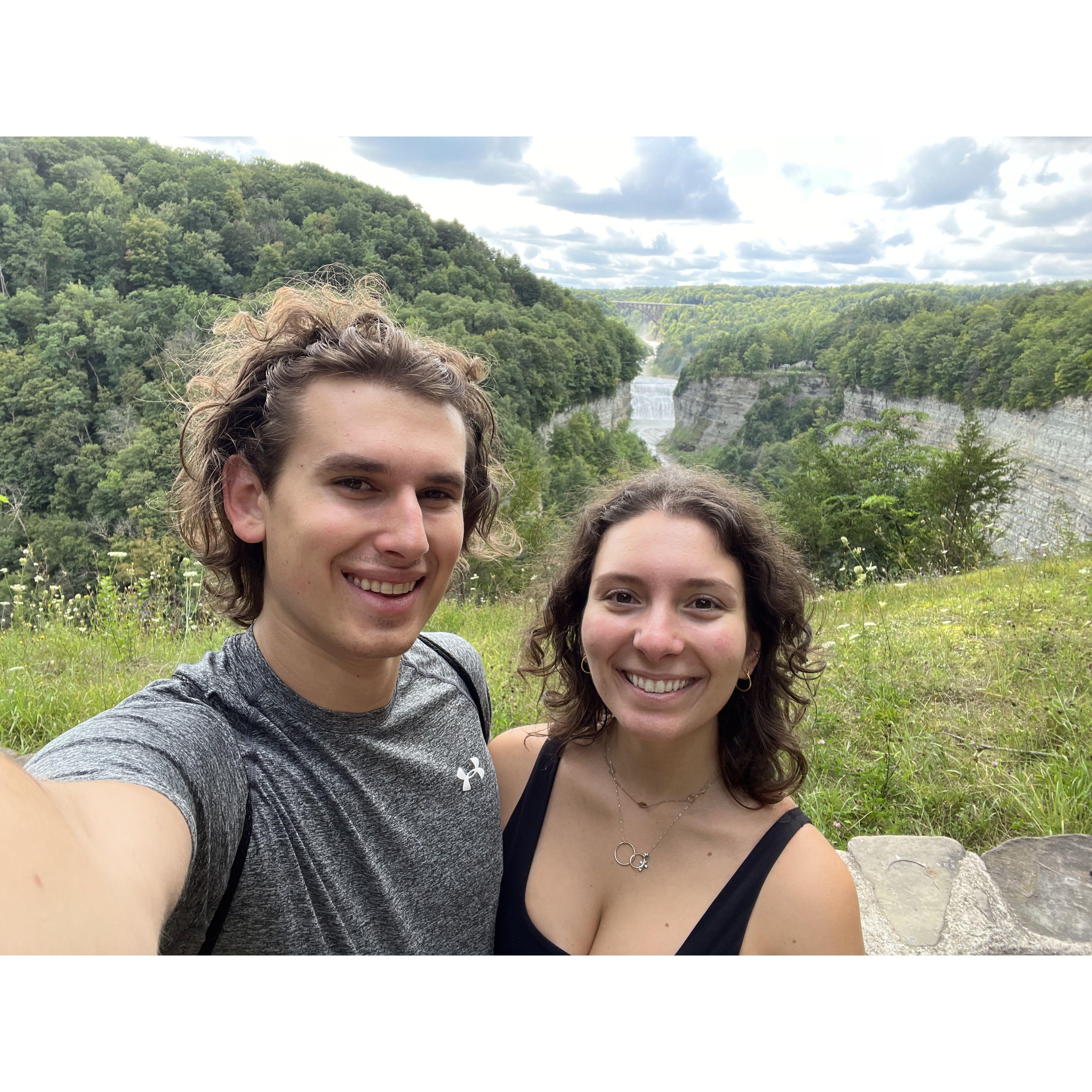 Hiking day in Letchworth State Park