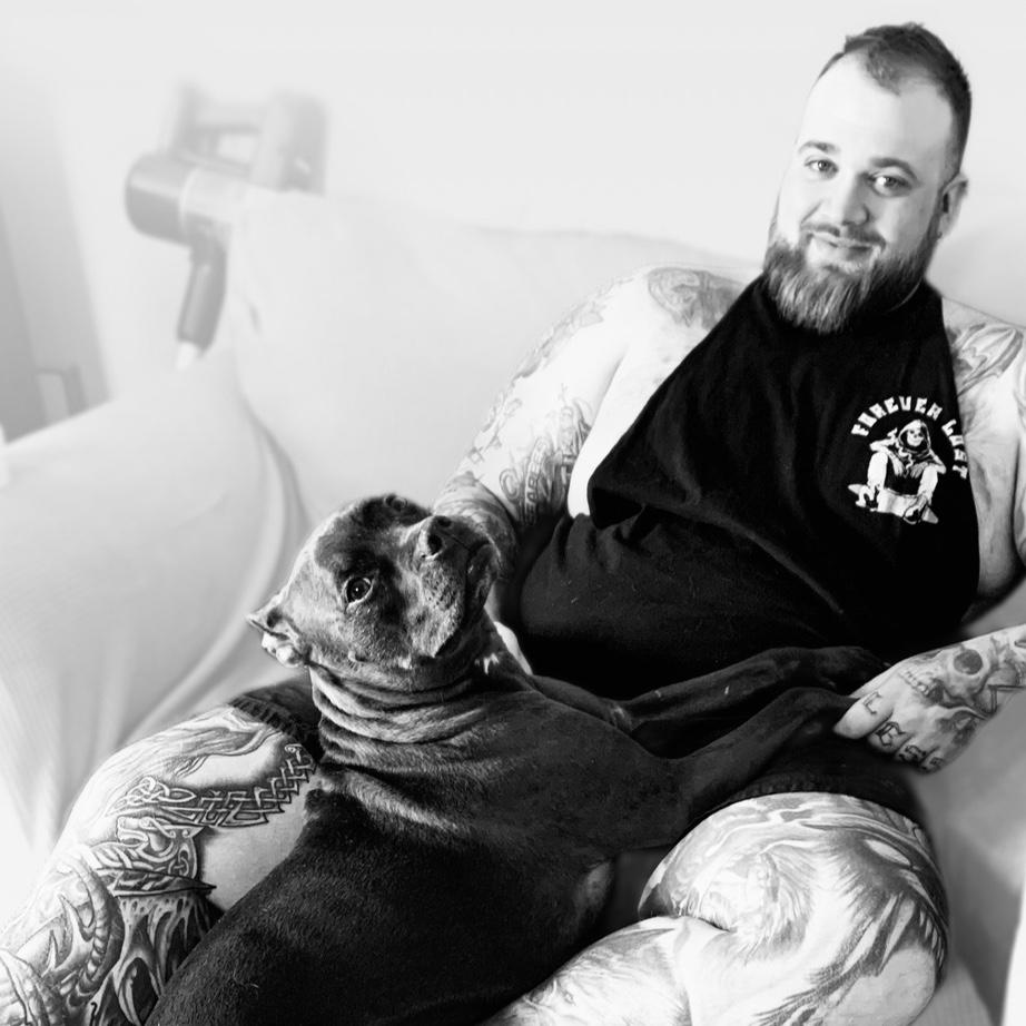 Zach healed my Charlie girl by holding her paws & her heart