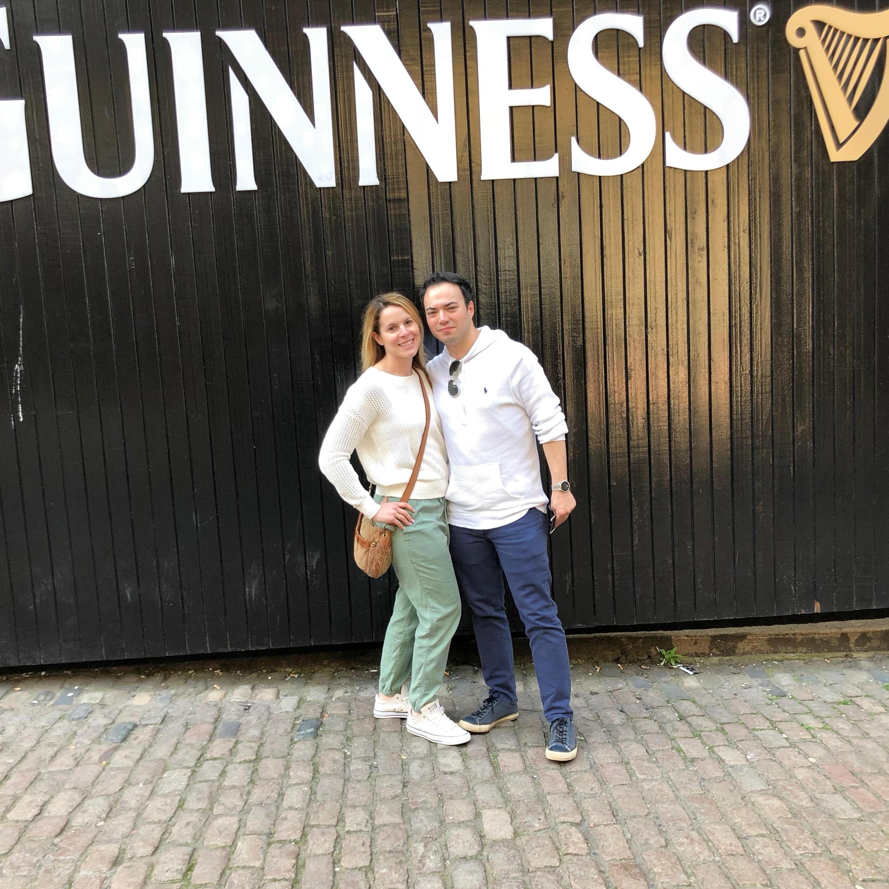 At the Guinness World HQ, Dublin, Ireland