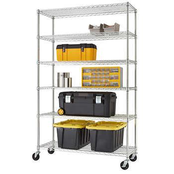 Wire Shelving Rolling Rack