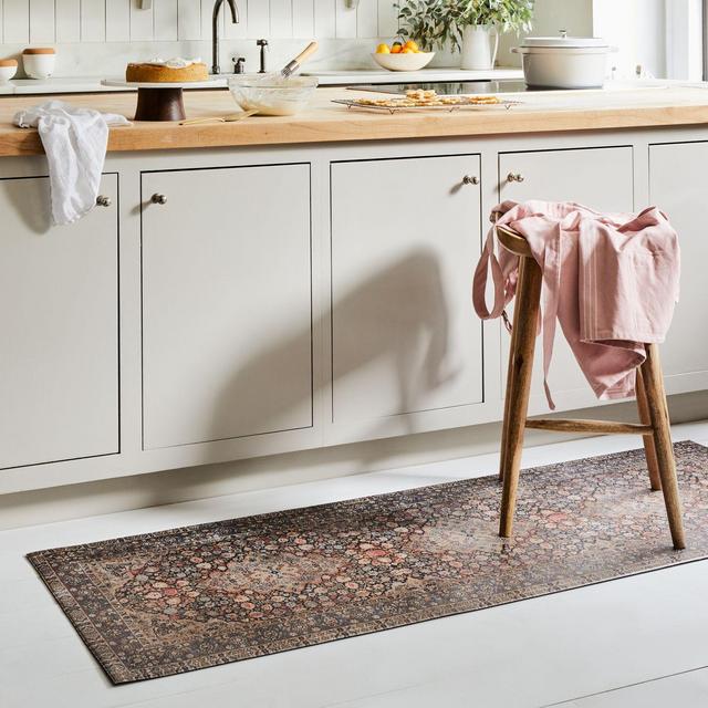 Vintage-Inspired Persian Vinyl Runners