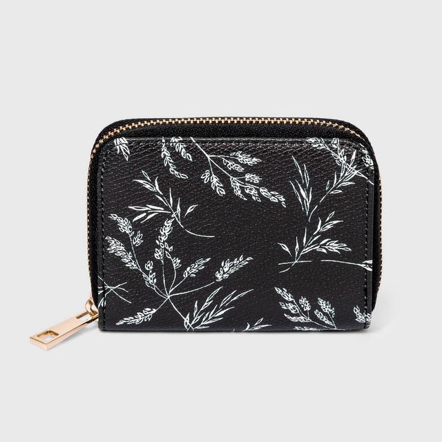 Women's Floral Print Small Square Wallet - A New Day™