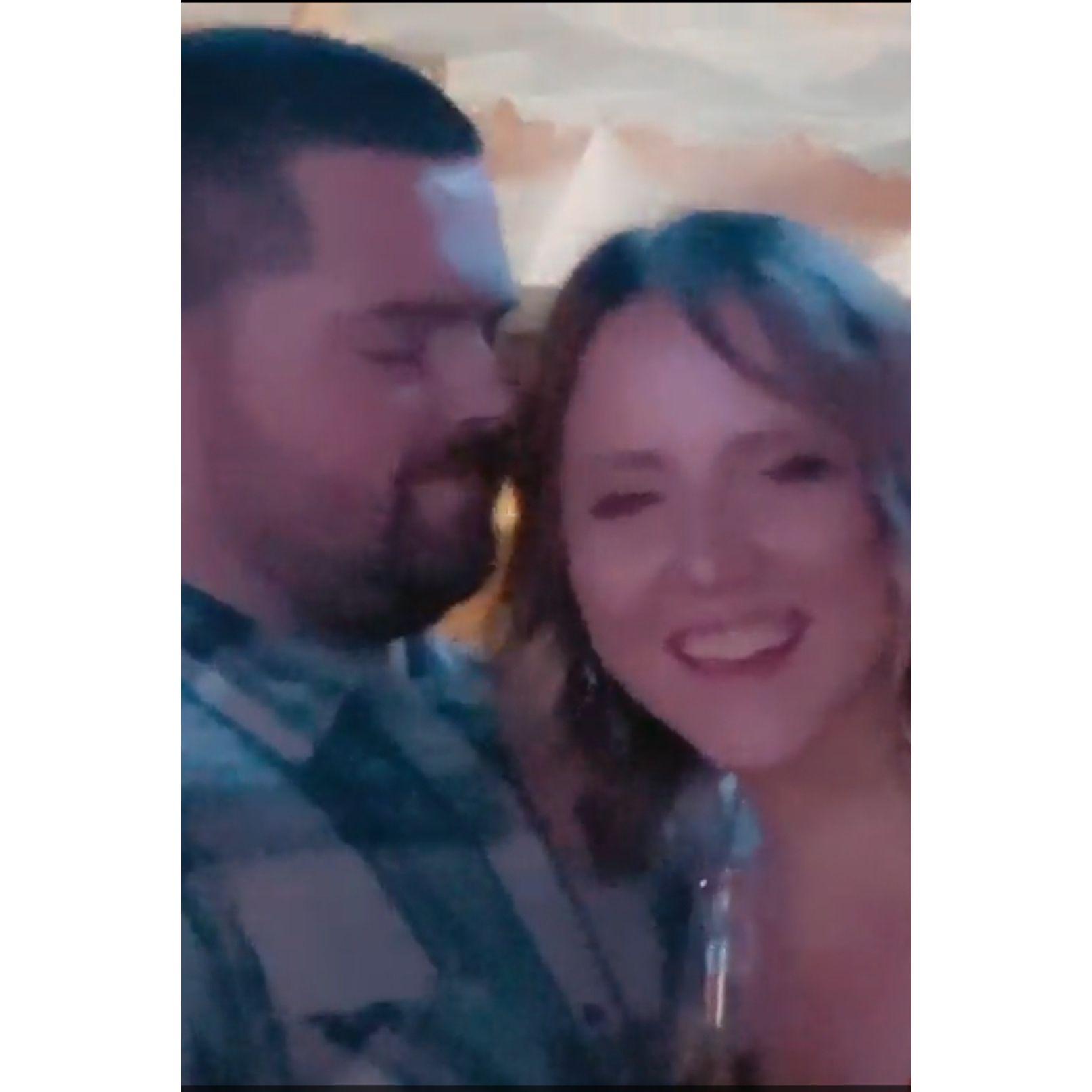 Our first dance at an Uncle Kracker concert.