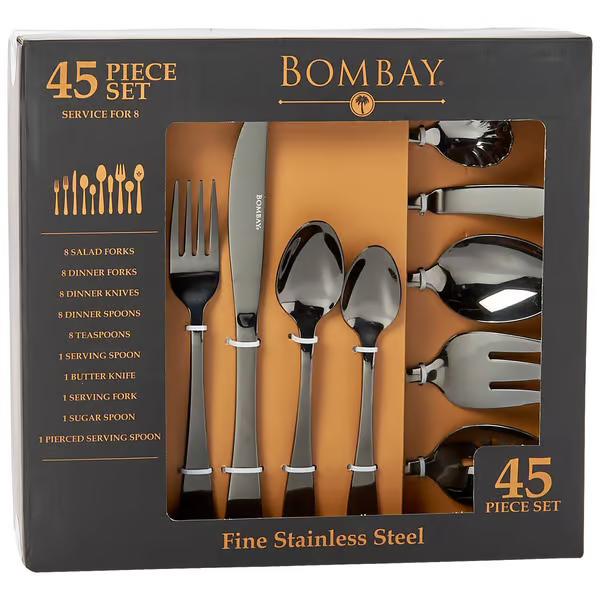 Famous Brand Marsala 45pc. Flatware Set - Boscov's