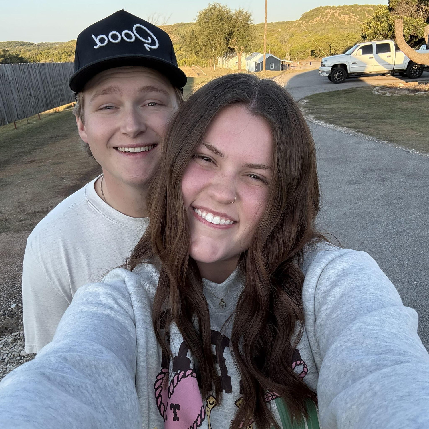 In Fredricksburg, the day before Max proposed